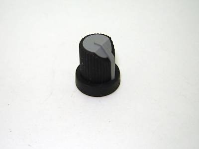 Crate 3/16'' Mixer Knob Black w Grey - 45-227-01