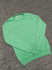 Woolovers Pullover Damen S Grün Jade Kaschmir Merinowolle Rundhals Pulli