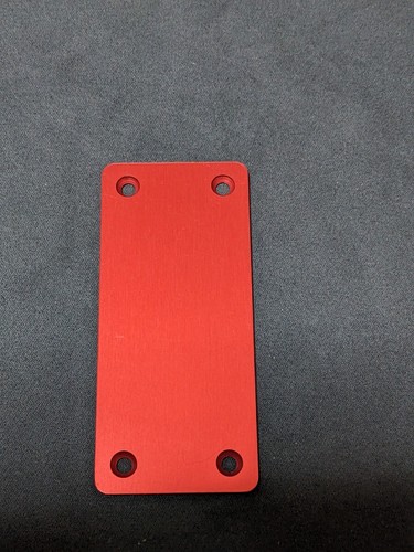 Xotic Mini Pedal Aluminum Bottom Plate Red Anodized Near Mint JAPAN