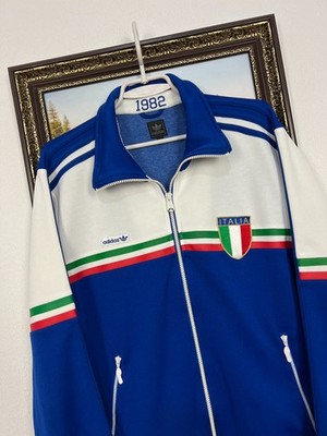 Vintage Adidas Originals Italy World Cup Football Jacket Track Top