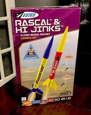 Estes 1499 Rascal & Hi Jinks Model Rocket Launch Set Of 2 Starter Kit NEW Sealed