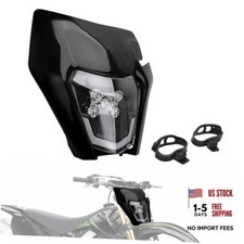 Dirt Bike Headlight 15-25W 13000lm LED Dirtbike Headlight Kit Pit Bike black