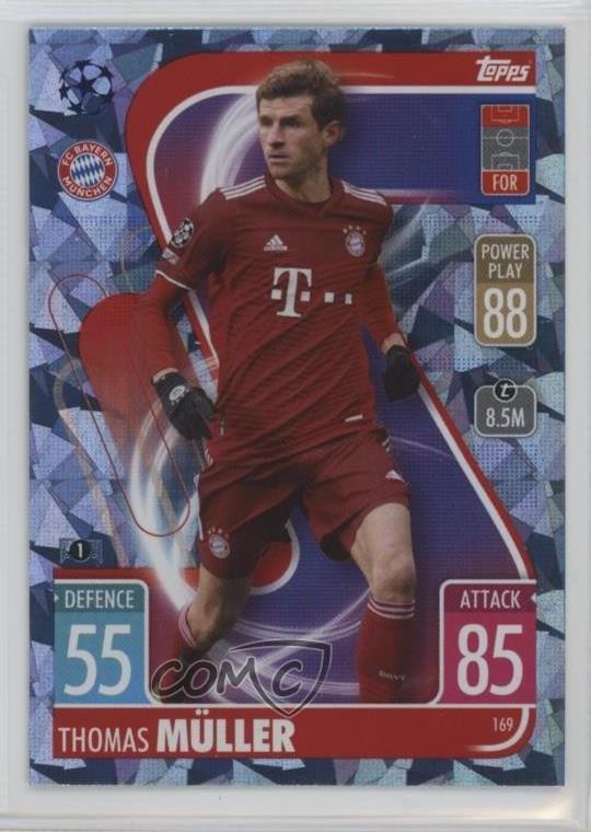 2021 Topps Match Attax UEFA Club Competitions Crystal Thomas Muller Müller 0zb7