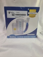Deep Breathing Trainer for Adults Breathing Exercise Device for Lungs - 5000Ml