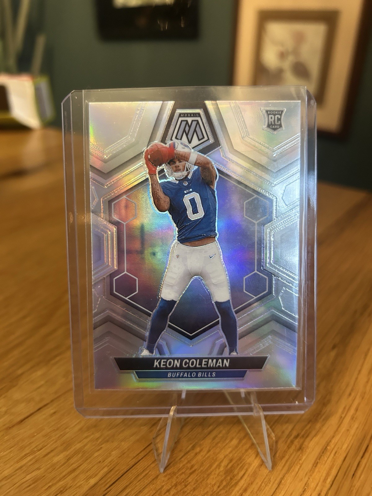 2024 Panini Mosaic - Rookies Keon Coleman #333 Silver Prizm (RC)