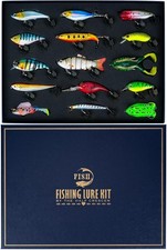 Fishing Lures Kit Bass Trout Pike Salmon Diving Spinning Artificial Lures Set