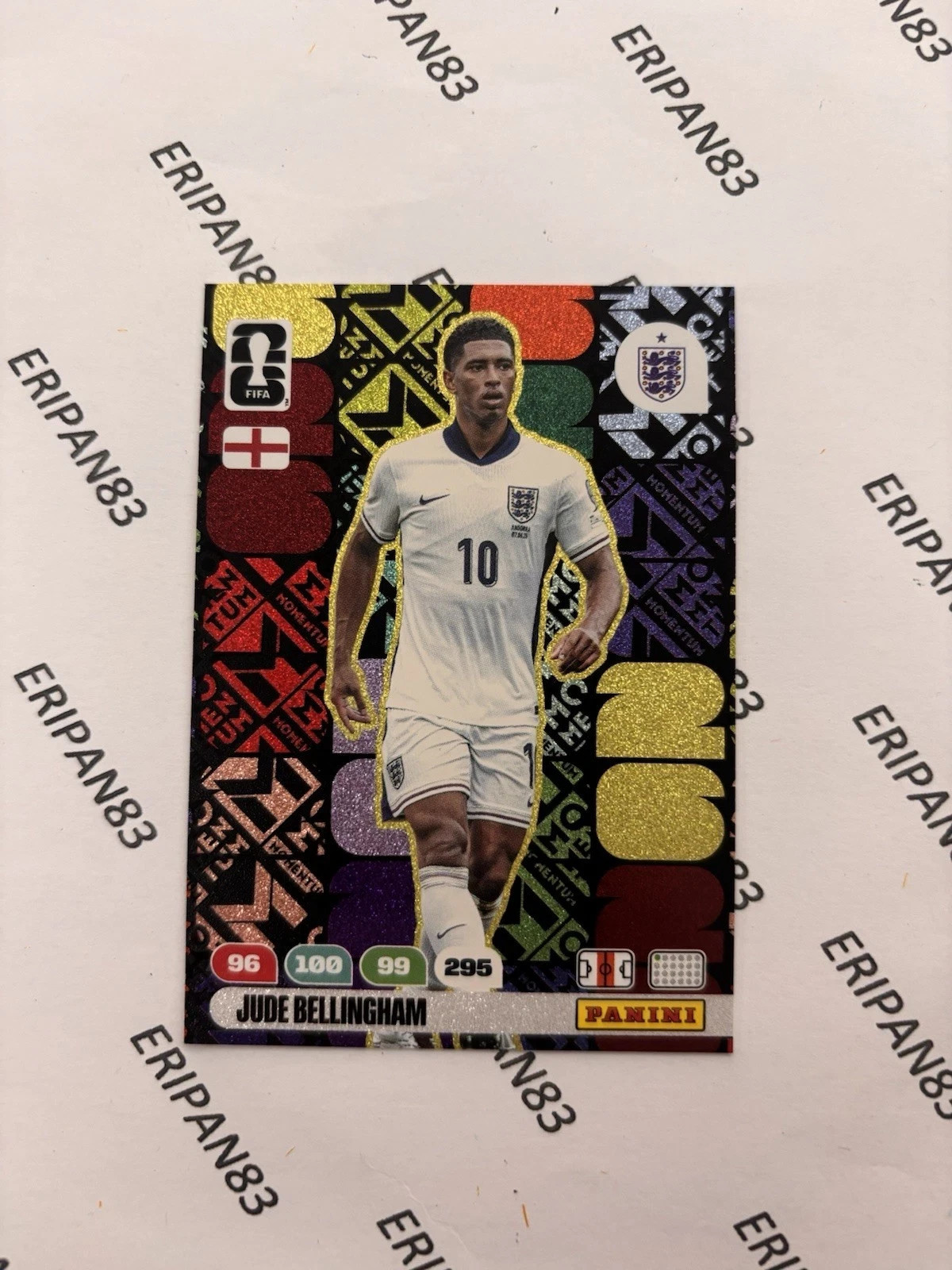 FIFA WORLD CUP 2026 PANINI MOMENTUM ETERNOS Official Embed GOLD  golden baller