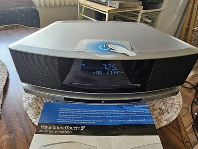 Bose Wave Music System IV AM/FM and CD Player Silver 417788-WMS With SoundLink