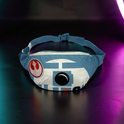 Disney Star Wars R2-D2 Fanny Pack Rebel Alliance Waist Belt Bag Authentic NWT
