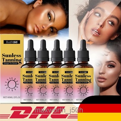 Sunless Tanning Drops To Drink, Drinkable Sunless Tanning Drops, Oral Drink 60ml