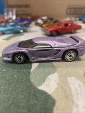 Vintage 1992 Hot Wheels #207 Vector Avtech WX-3 Lavender HW Mainline 1:64