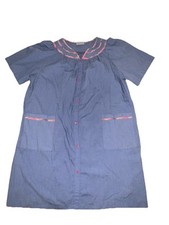 Vintage SMART TIME Button Down Kimono Housecoat Robe