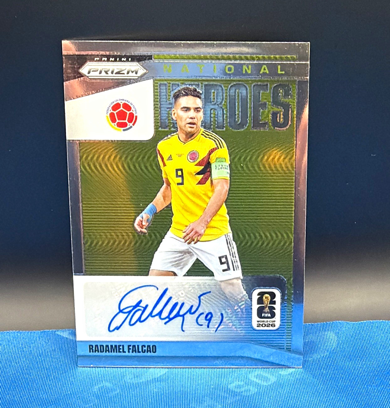 2026 Prizm FIFA World Cup National Heroes Falcao Auto NH-RF Columbia