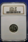 1943 Mercury Dime NGC MS 67FB ~ L👀K SHIPS FREE