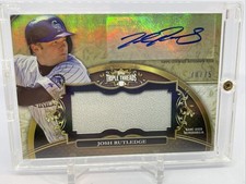 2013 Topps Triple Threads Unity Relic Auto Sepia Josh Rutledge 70/75