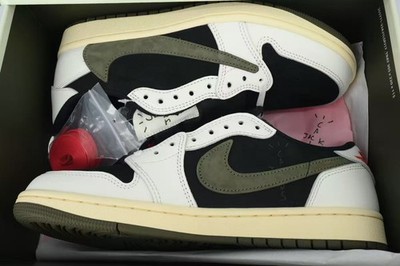 Size 9 - Jordan 1 Retro OG x Travis Scott Low Olive W for sale