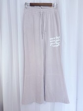 VICTORIA'S SECRET PINK HIGH WAIST FLARE LEG SWEAT PANTS JOGGER XL NWT