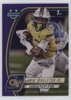 2024 Bowman U Chrome Purple Refractor 336/399 Eric Singleton Jr #71 3hd