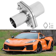 For Chevy Corvette 2 Bolt Exhaust Pipe Flange Repair Adapter Connect Reducer Kit