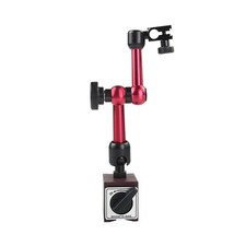 Magnetic Dial Indicator Holder Universal Flexible Arm Swivel Clamp Red
