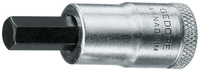 "Gedore In 30 5/16AF Schraubendrehereinsatz 3/8\" Innen-6-Kant 5/16\""