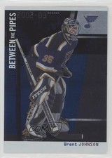 2002-03 ITG Be A Player Between the Pipes Brent Johnson #55 0a4