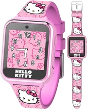 Accutime Hello Kitty Kids Smartwatch - Interactive Touchscreen with 10 Watch... 