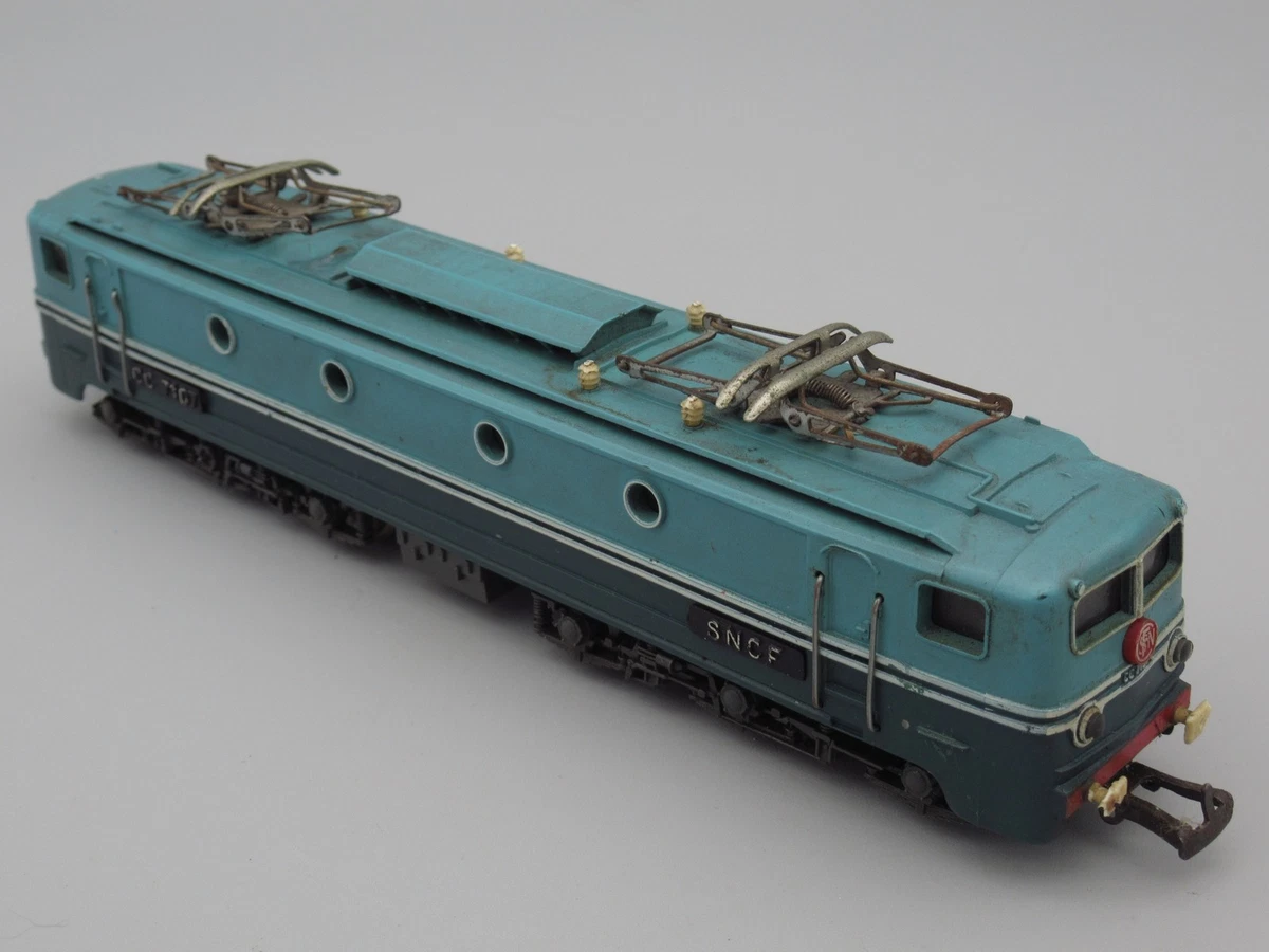 Locomotive Jouef CC 7107 - Vert Clair - Testée - Occasion