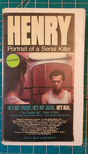 Henry: Portrait of a Serial Killer VHS 1989 Unrated Ex-Rental Tested