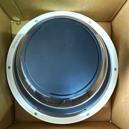 Hanwha Vision PNM-9085RQZ1 IP Network Dome Camera, Wired PoE, 12V, White/Black
