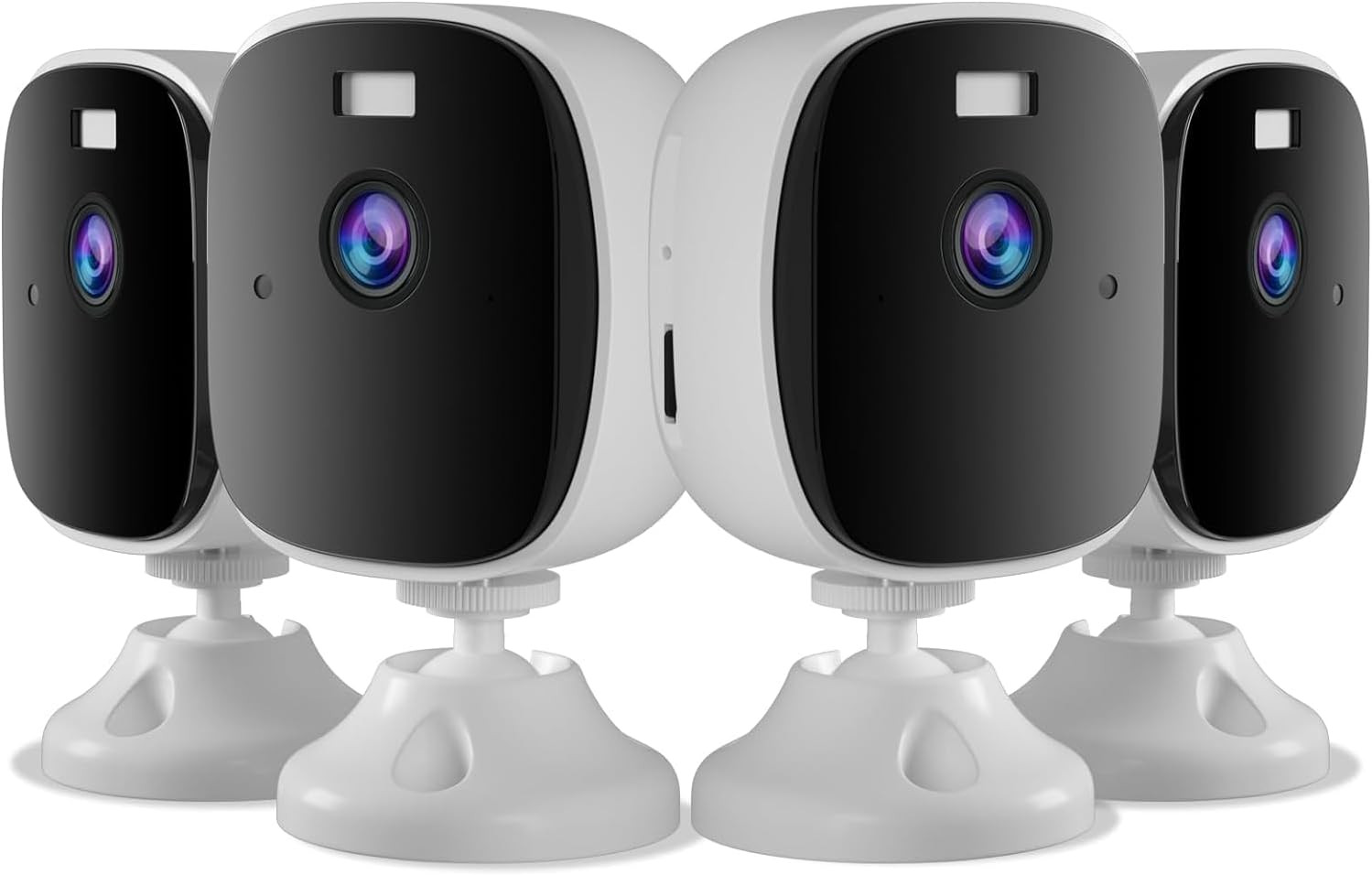 2K Security Cameras for Home 4Pack,4MP WiFi Indoor 4PC
