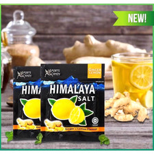 Himalaya Salt Sport Candy Ginger Lemon - 12 Packs/Box - Choice of 1 to 12 Boxes