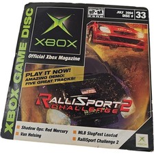 Official Xbox Magazine Demo Disc #33 July 2004 Microsoft Xbox Rallisport2 Tested