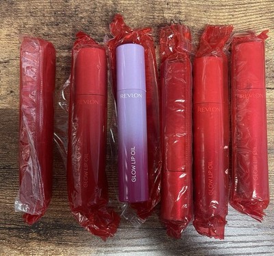 Lot Of 6 Revlon Glow Lip Oil 003 Deja vu Limited Edition Brand New