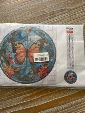 Cross Stitch Kit "Butterfly", size 11.8x15.7 in