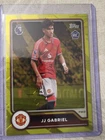 TOPPS PREMIER LEAGUE 2026/2027 JJ GABRIEL YELLOW VOLTAGE 198 ROOKIE CARD