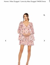 Mac Duggal Women's Floral Size Dress 2 Floral - 11409 NWT