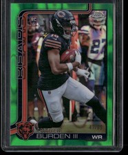 2025 Topps Chrome #334 Luther Burden III Green Refractor #/99