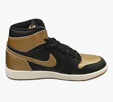Air Jordan 1 Retro Young OG High Black Gold - Size:7Y NWB
