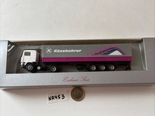 NR953 Herpa Exclusiv Serie Volvo F12 Langpritsche Kässbohrer Pritschensattelzug