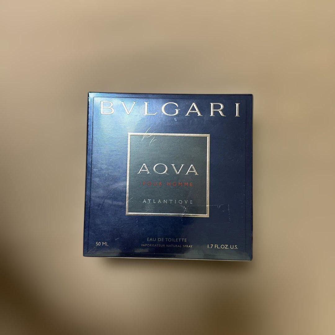 BVLGARI AQVA POUR HOMME 50ml ギフトボックス入り Bvlgari Aqva Atlantic Pour Homme EDT Spray 50ml - 1.7 oz