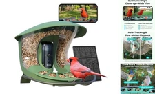  2 Smart Bird Feeder with Camera, Dual-Lens Pro Camera AI Permanent Access