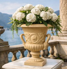 Pokal Amphore Blumentopf Blumenk&uuml;bel Pflanzk&uuml;bel Henkel Kratervase Antiklook