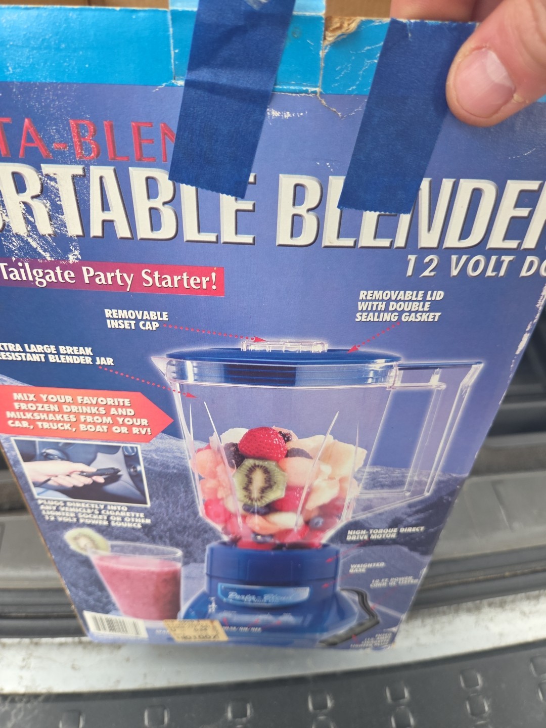 Vector Outdoor 12 Volt Porta Blend Portable Blender RV BOAT 
