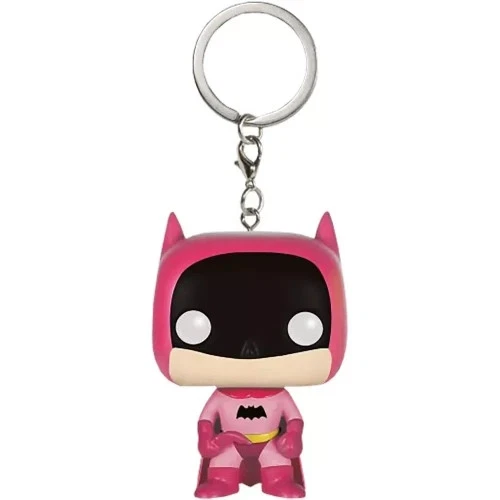 FunKo POP! 75th Anniversary Pink Batman 1.5" Keychain NEW Fast Shipping!