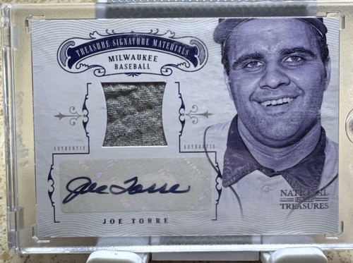 Joe Torre 1/1 Patch Auto 2012 National Treasures