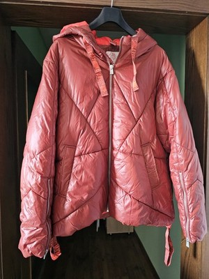 Damen  Jacke Winterjacke mit Kapuze Mattglänzend gesteppt Sublevel