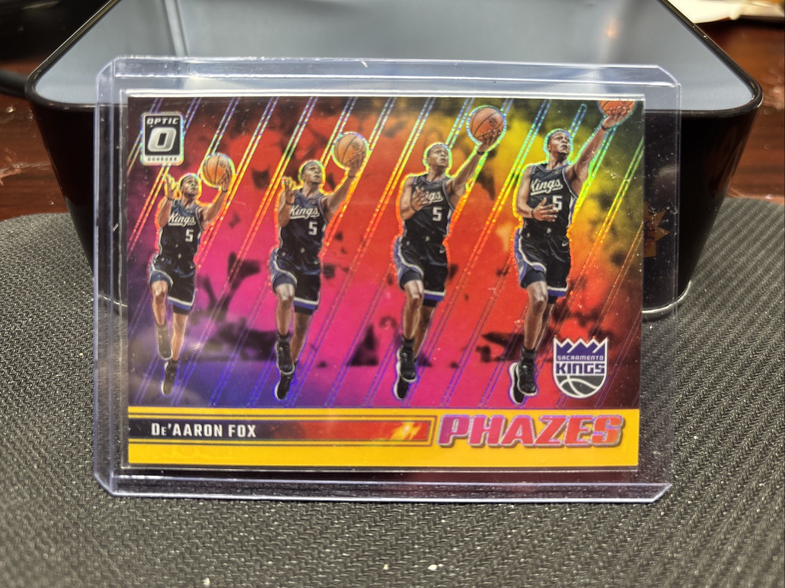 De'Aaron Fox Card 2023-24 Donruss Optic Phazes Case Hit SSP /10