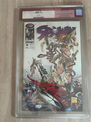 SPAWN nr. 9 CGC 9.8 NM/MT 1st appearances Medieval Spawn & Angela