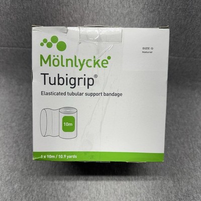 Molnlycke Tubigrip G Size Natural Color 1 x 10m Roll New Never Used 1 Box
